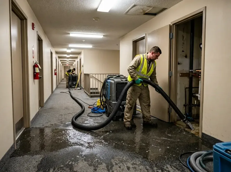 multi-unit-apartment-hallway-f-005 — frequently asked questions, Emergency Burst Pipe Water Extraction & Removal in Salem, IL